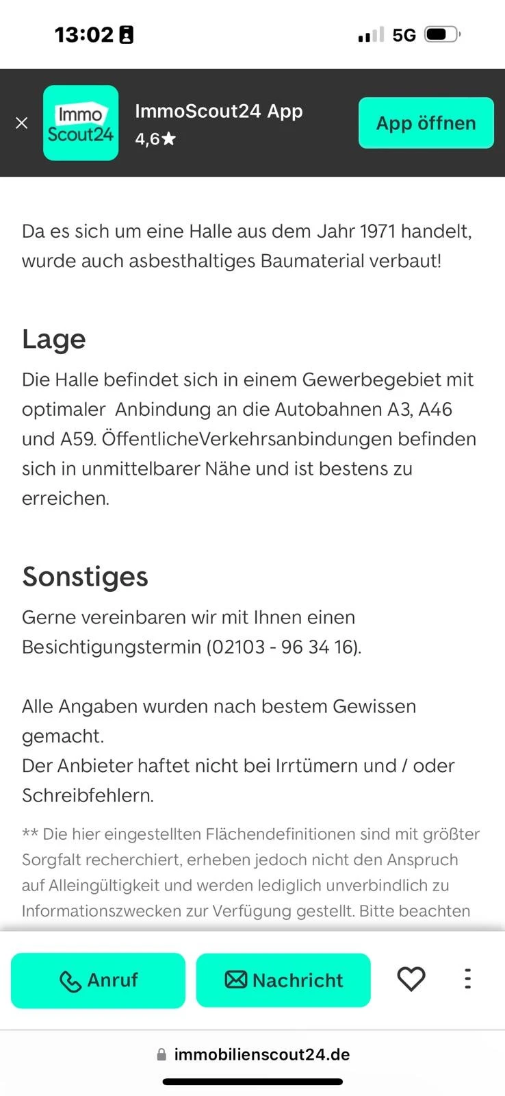 Verkaufsangebot